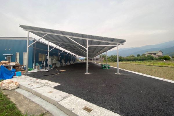230kW Carport 6 meter Distance Solution in Japan